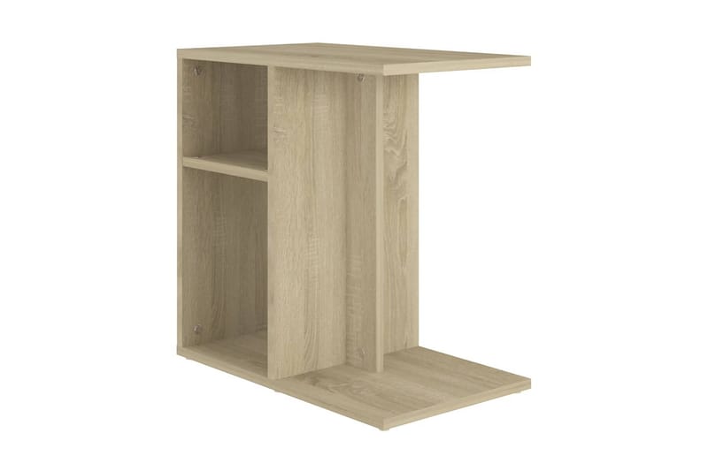 Sidobord sonoma-ek 50x30x50 cm spånskiva - Brun - Möbler - Bord