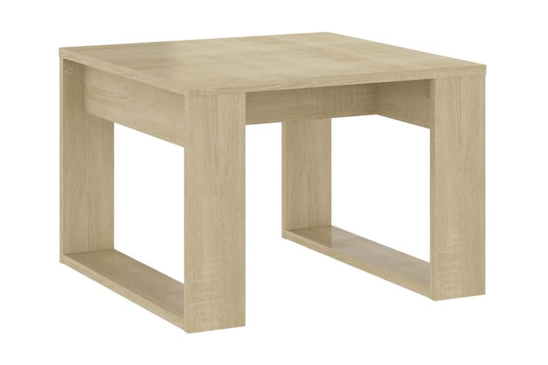 Sidobord sonoma-ek 50x50x35 cm spånskiva - Brun - Möbler - Bord