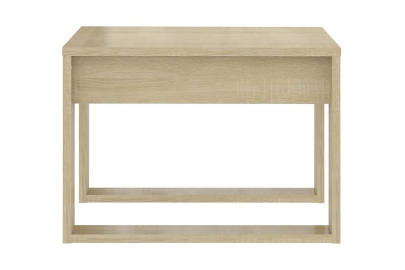 Sidobord sonoma-ek 50x50x35 cm spånskiva - Brun - Möbler - Bord