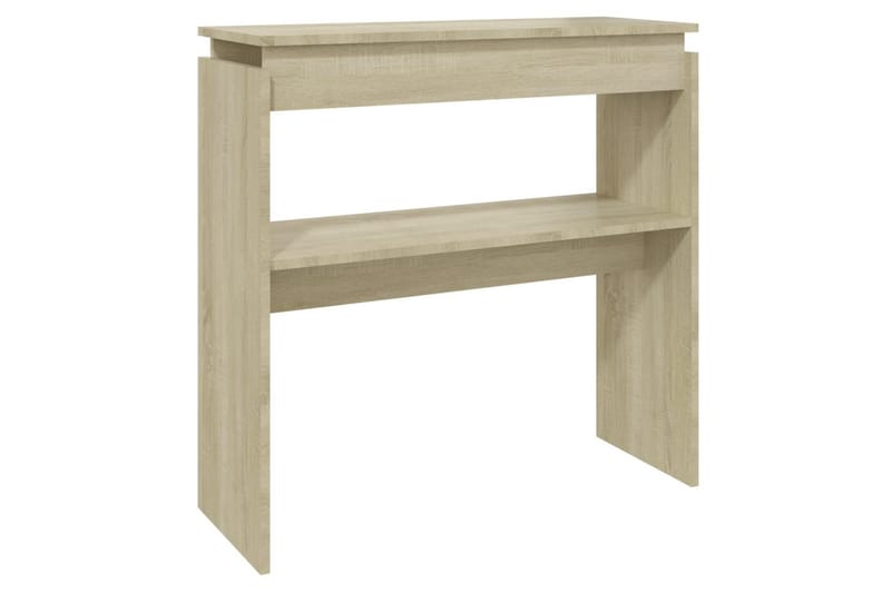 Sidobord sonoma-ek 80x30x80 cm spånskiva - Brun - Möbler - Bord