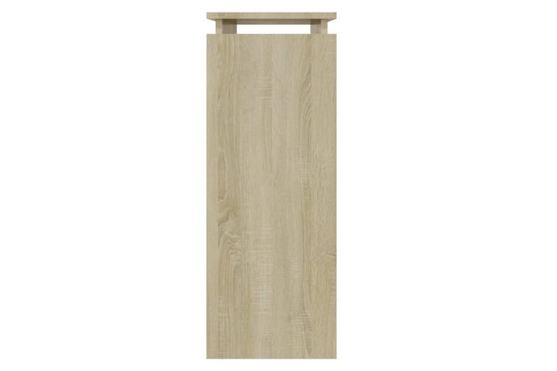Sidobord sonoma-ek 80x30x80 cm spånskiva - Brun - Möbler - Bord