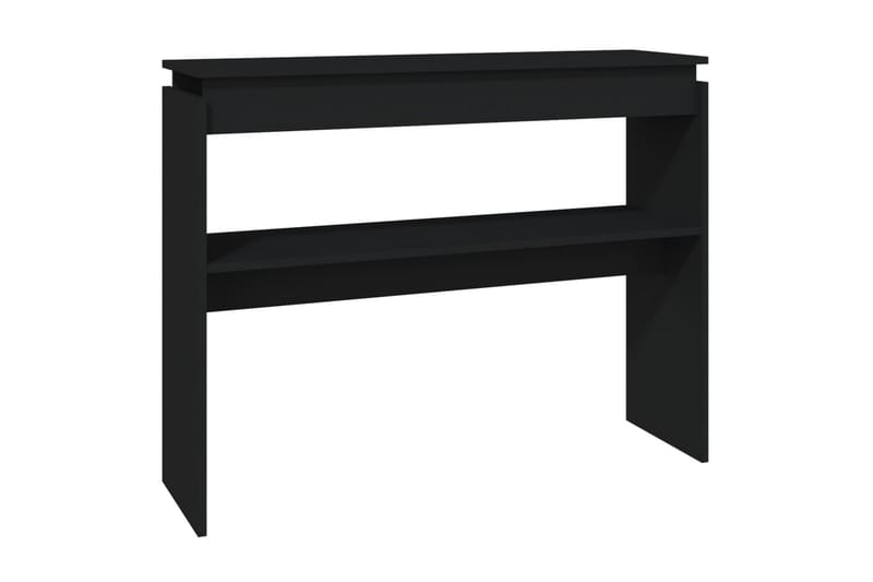 Sidobord svart 102x30x80 cm spånskiva - Svart - Möbler - Bord