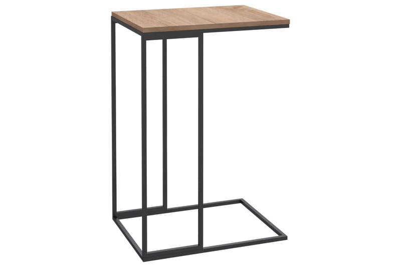 Sidobord svart 40x30x59 cm spånskiva - Svart - Möbler - Bord