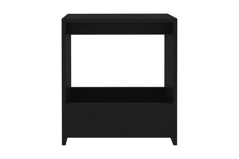 Sidobord svart 50x26x50 cm spånskiva - Svart - Möbler - Bord