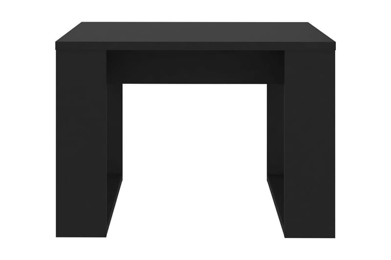 Sidobord svart 50x50x35 cm spånskiva - Svart - Möbler - Bord