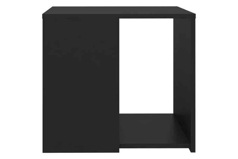 Sidobord svart 50x50x45 cm spånskiva - Svart - Brickbord - Bord - Sidobord & lampbord
