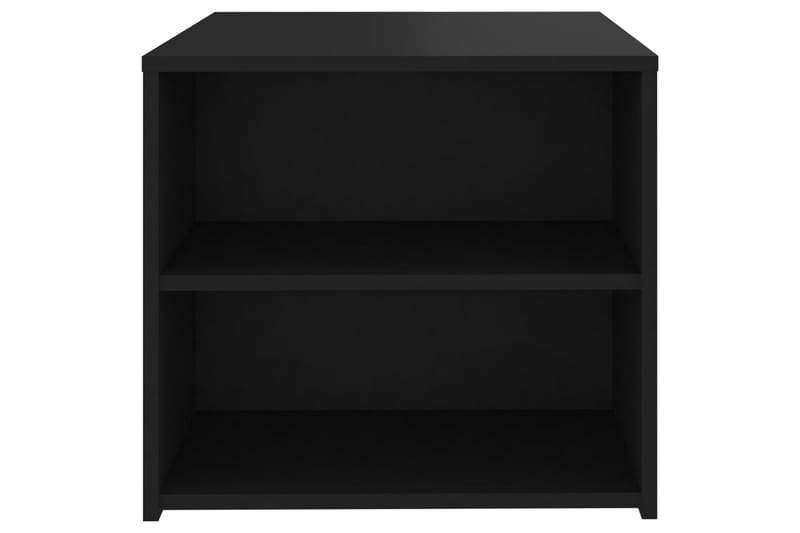 Sidobord svart 50x50x45 cm spånskiva - Svart - Möbler - Bord