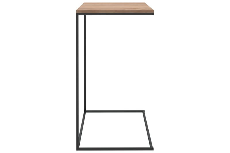 Sidobord svart 55x35x66 cm spånskiva - Svart - Möbler - Bord