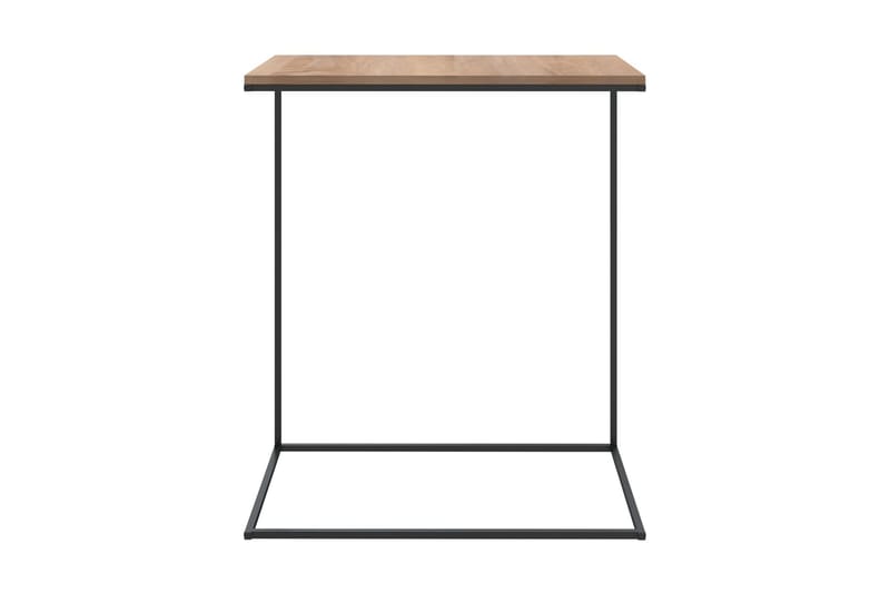 Sidobord svart 55x35x66 cm spånskiva - Svart - Möbler - Bord