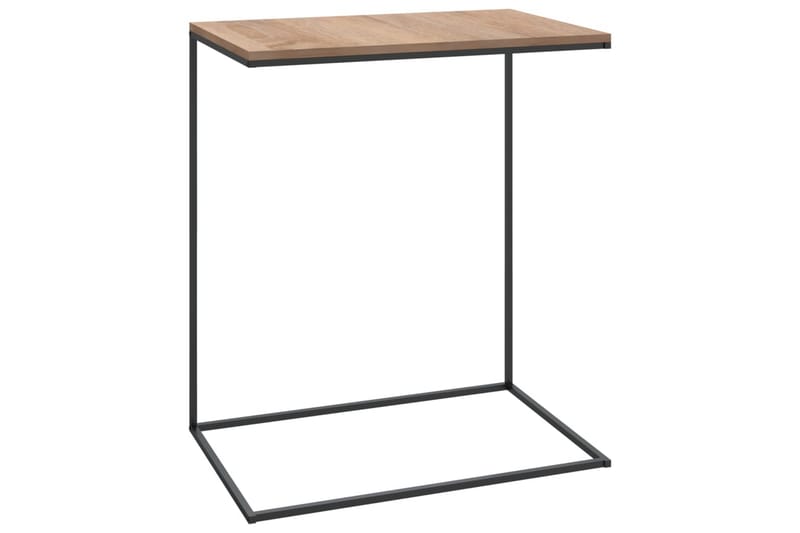 Sidobord svart 55x35x66 cm spånskiva - Svart - Möbler - Bord