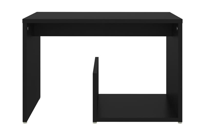 Sidobord svart 59x36x38 cm spånskiva - Svart - Möbler - Bord