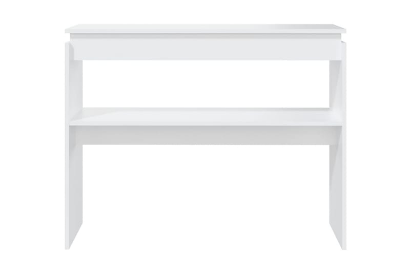 Sidobord vit 102x30x80 cm spånskiva - Vit - Möbler - Bord