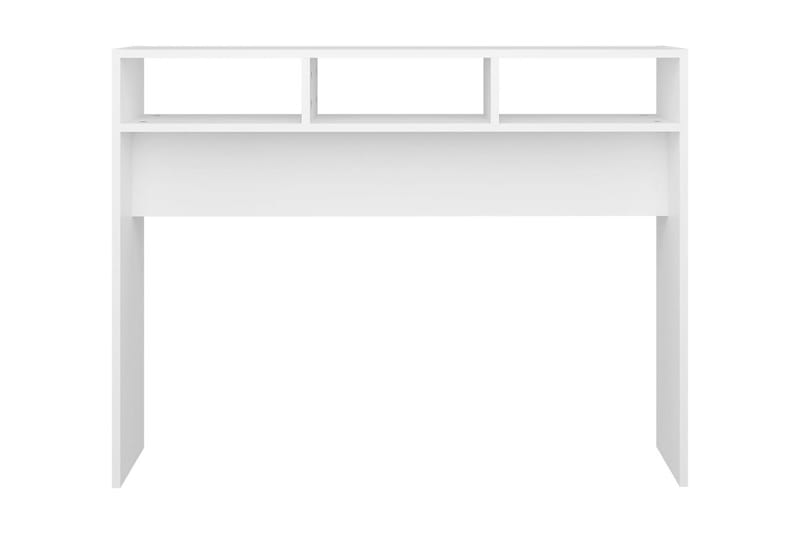 Sidobord vit 105x30x80 cm spånskiva - Vit - Möbler - Bord
