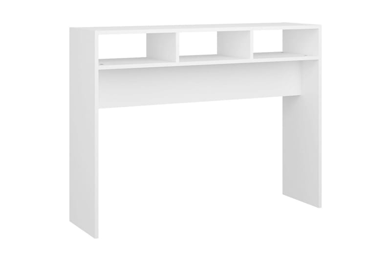 Sidobord vit 105x30x80 cm spånskiva - Vit - Möbler - Bord