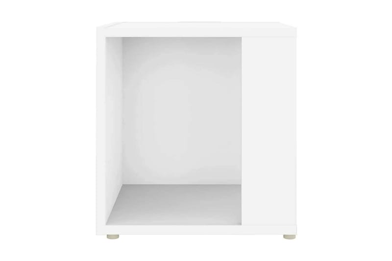 Sidobord vit 33x33x34,5 cm spånskiva - Vit - Möbler - Bord