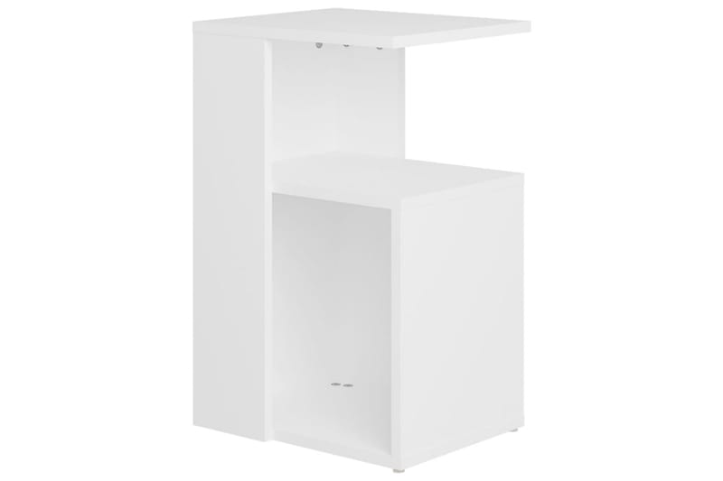 Sidobord vit 36x30x56 cm spånskiva - Vit - Möbler - Bord