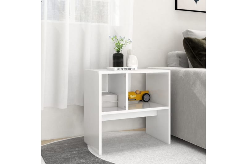 Sidobord vit 50x30x50 cm sp�ånskiva - Vit - Möbler - Bord