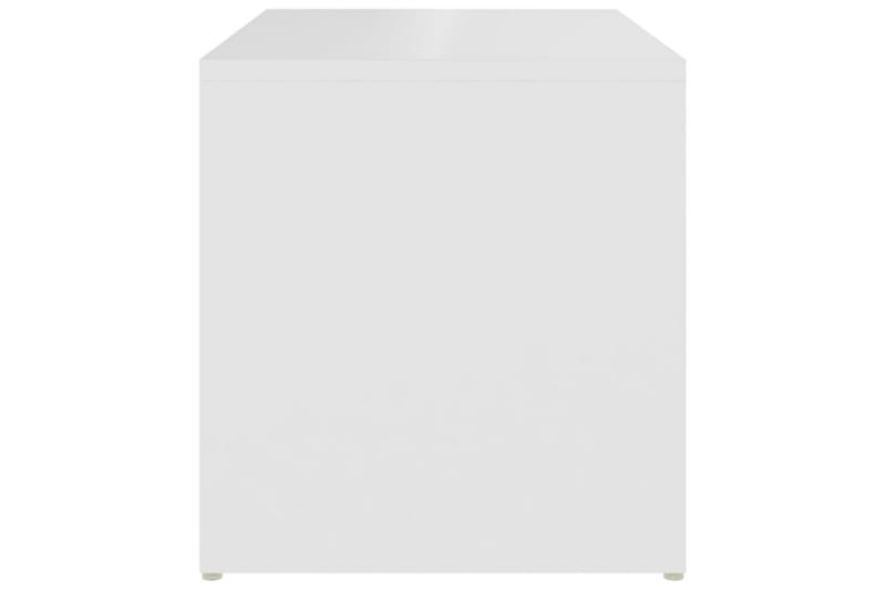 Sidobord vit 59x36x38 cm spånskiva - Vit - Brickbord - Bord - Sidobord & lampbord