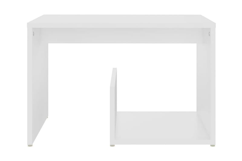 Sidobord vit 59x36x38 cm spånskiva - Vit - Möbler - Bord