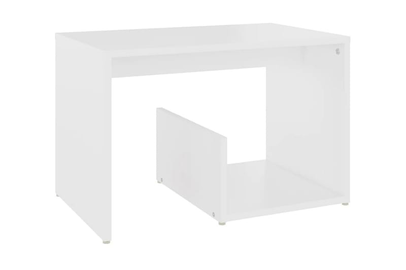 Sidobord vit 59x36x38 cm spånskiva - Vit - Möbler - Bord