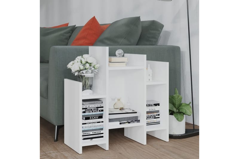 Sidobord vit 60x26x60 cm spånskiva - Vit - Möbler - Bord