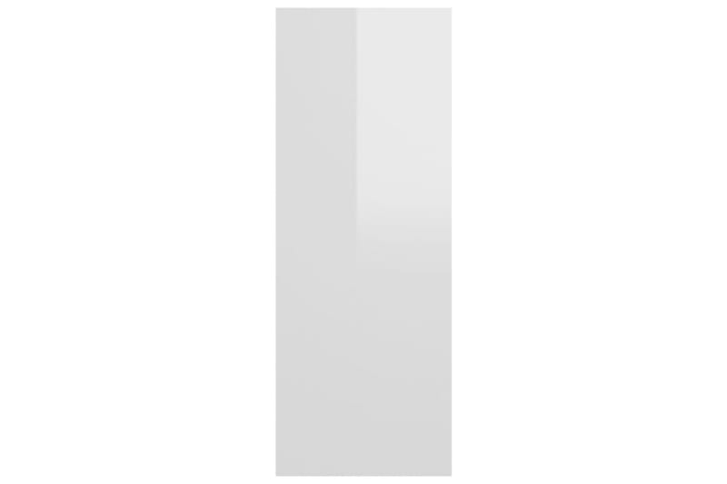 Sidobord vit högglans 105x30x80 cm spånskiva - Vit - Brickbord - Bord - Sidobord & lampbord
