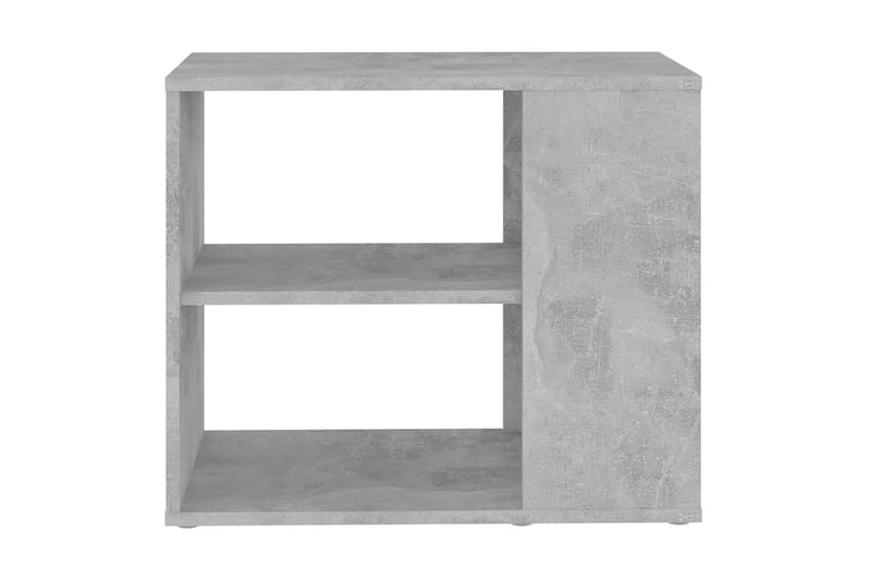 Sidoskåp betonggrå 60x30x50 cm spånskiva - Grå - Sängbord - Bord