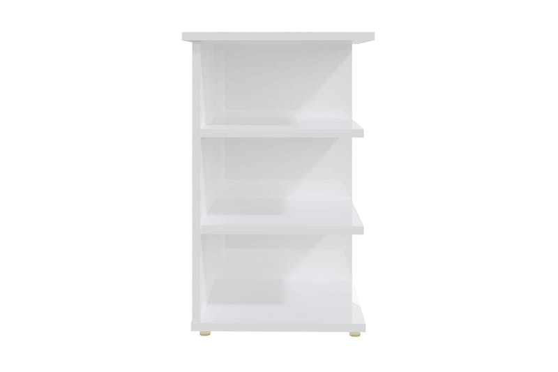 Sidoskåp vit högglans 35x35x55 cm spånskiva - Vit - Möbler - Bord