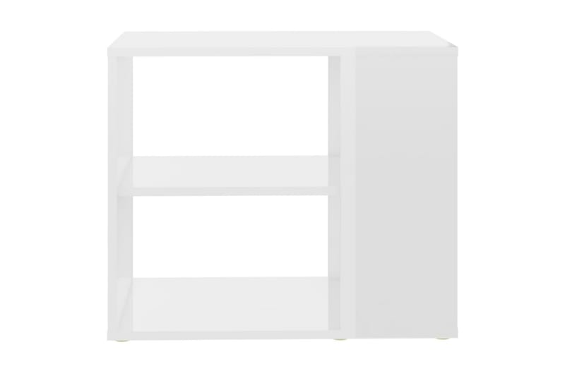 Sidoskåp vit högglans 60x30x50 cm spånskiva - Vit - Möbler - Bord