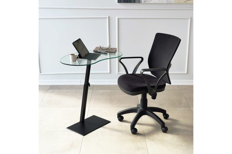 SIGARI Soffbord 70x40x70 cm Svart Oval - Möbler - Bord