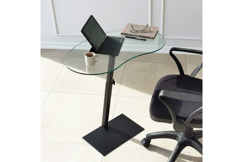 SIGARI Soffbord 70x40x70 cm Svart Oval - Möbler - Bord