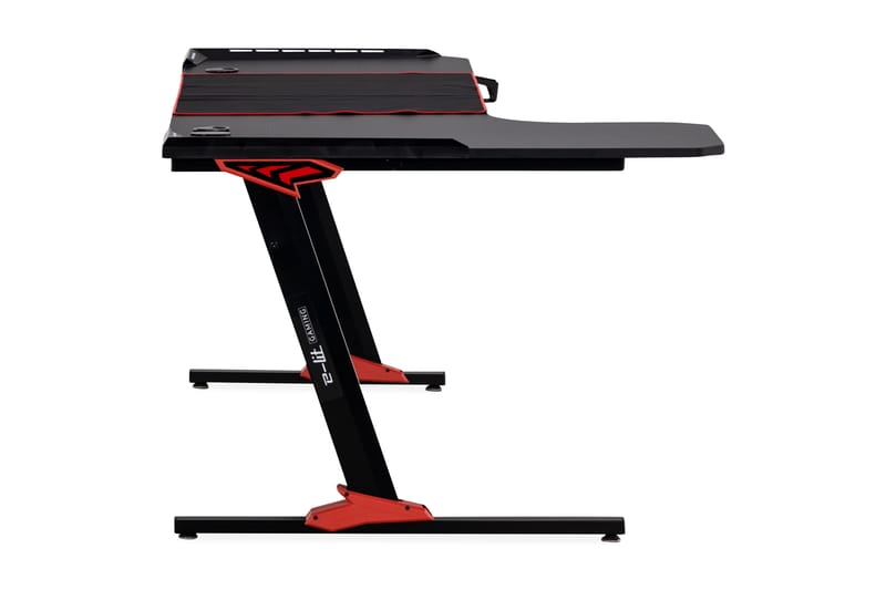 SIRAB Gamingbord LED 160 cm + Mugghållare & Hörlurshållare S - Möbler - Bord