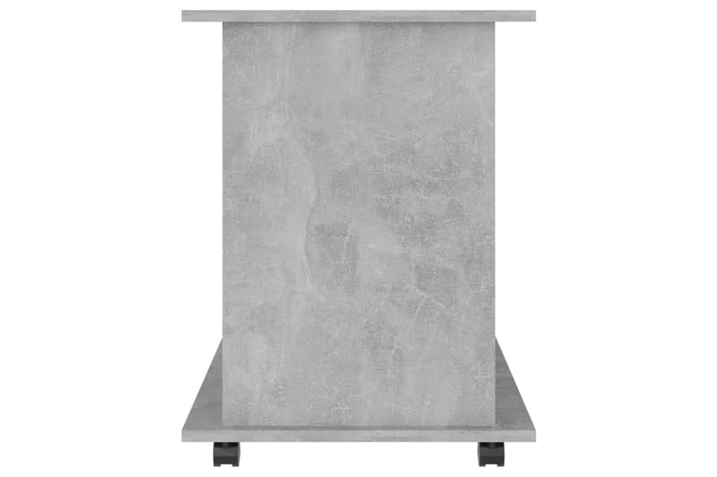 Skåp med hjul betonggrå 60x45x60 cm spånskiva - Grå - Möbler - Bord