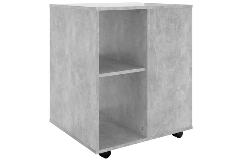 Skåp med hjul betonggrå 60x53x72 cm spånskiva - Grå - Möbler - Bord