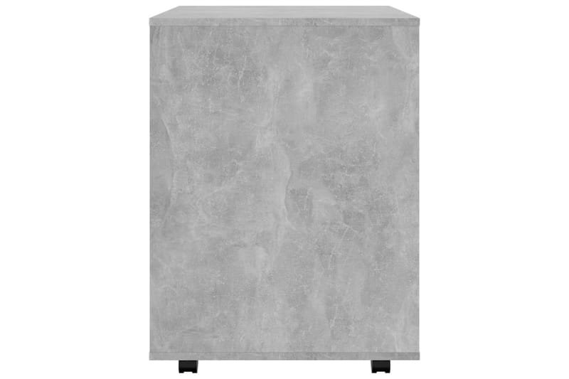 Skåp med hjul betonggrå 60x53x72 cm spånskiva - Grå - Möbler - Bord