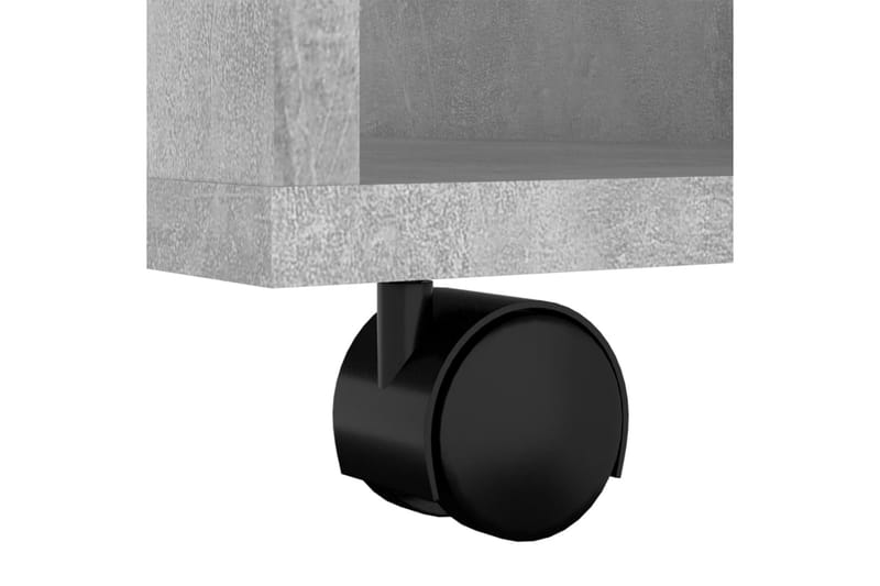 Skåp med hjul betonggrå 60x53x72 cm spånskiva - Grå - Möbler - Bord