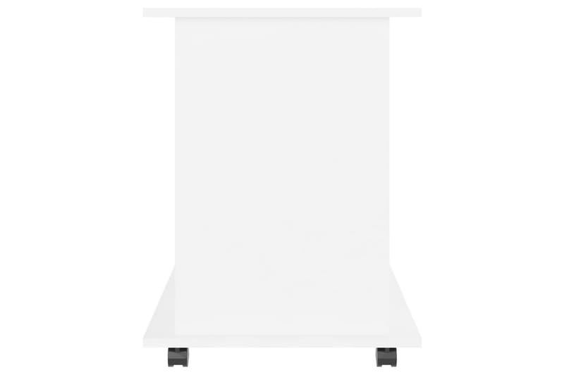 Skåp med hjul vit 60x45x60 cm spånskiva - Vit - Möbler - Bord