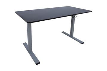 Skrivbord Ergo Optimal med motor 120x60 cm Svart/Grå - Möbler - Bord