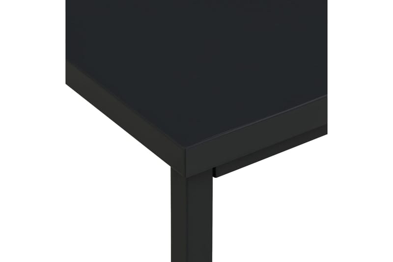 Skrivbord med lådor industriell svart 105x52x75 cm stål - Svart - Skrivbord - Bord