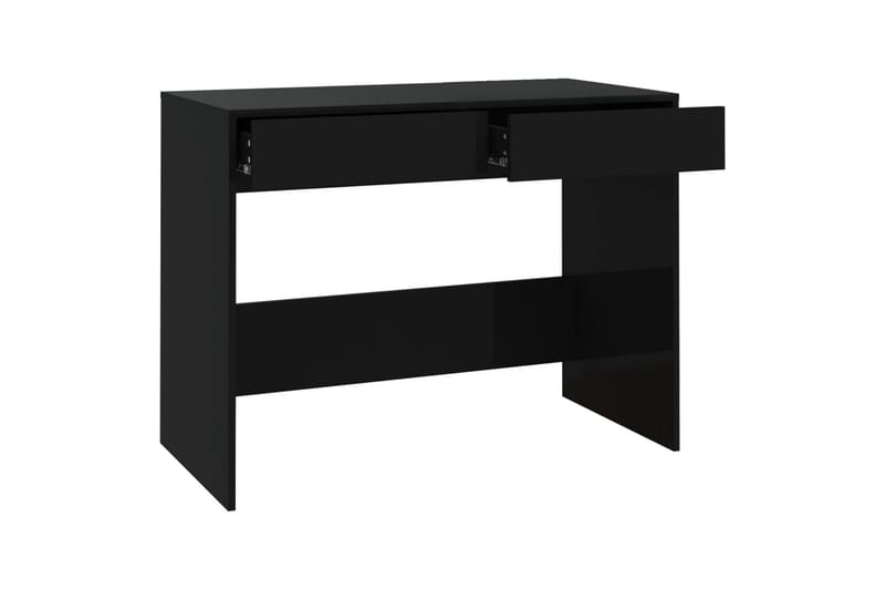 Skrivbord svart 101x50x76,5 cm spånskiva - Svart - Möbler - Bord