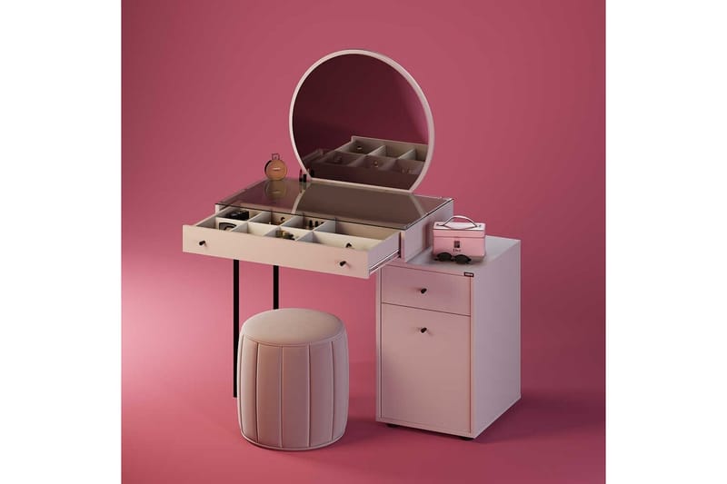 Sminkbord Dralen Mink - Multifärgad - Möbler - Bord