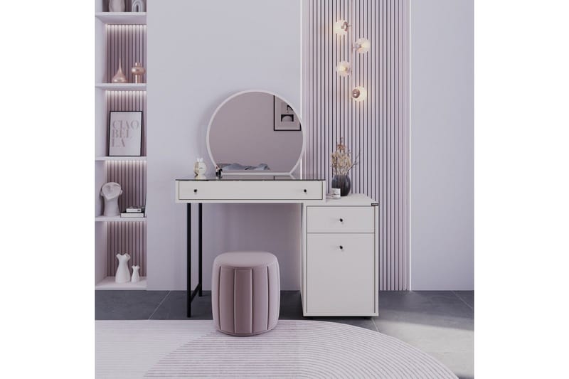 Sminkbord Dralen Mink - Multifärgad - Möbler - Bord