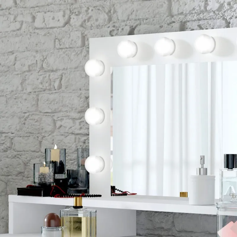 Sminkbord med spegel Diva med 3 Lådor - Möbler - Bord