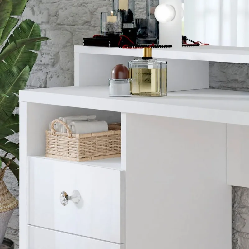 Sminkbord med spegel Diva med 3 Lådor - Möbler - Bord