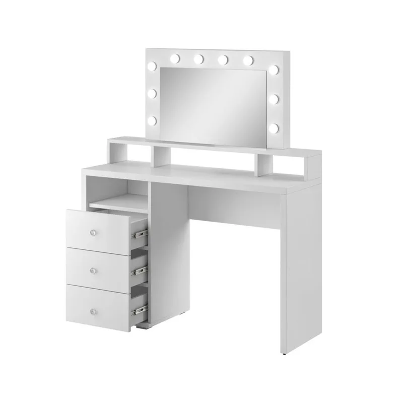 Sminkbord med spegel Diva med 3 Lådor - Möbler - Bord