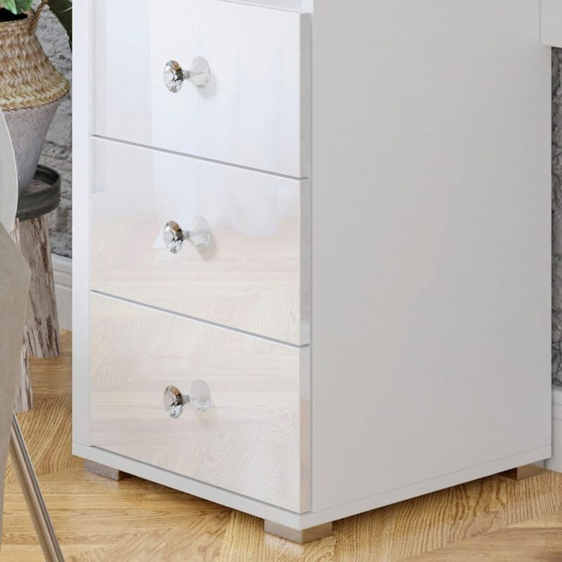 Sminkbord med spegel Diva med 3 Lådor - Möbler - Bord