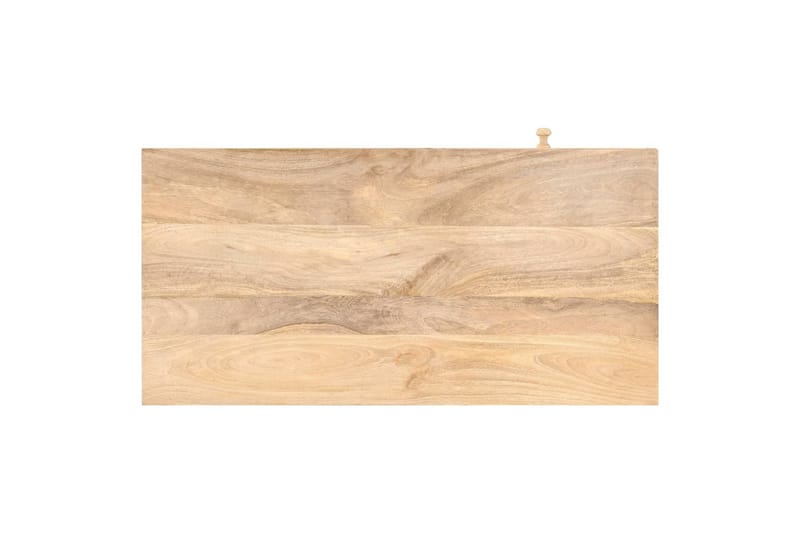 Sminkbord 100x50x76 cm massivt mangoträ - Brun - Möbler - Bord - Sminkbord