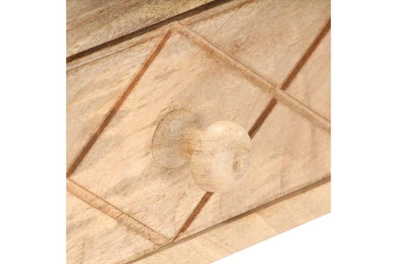 Sminkbord 100x50x76 cm massivt mangoträ - Brun - Möbler - Bord - Sminkbord