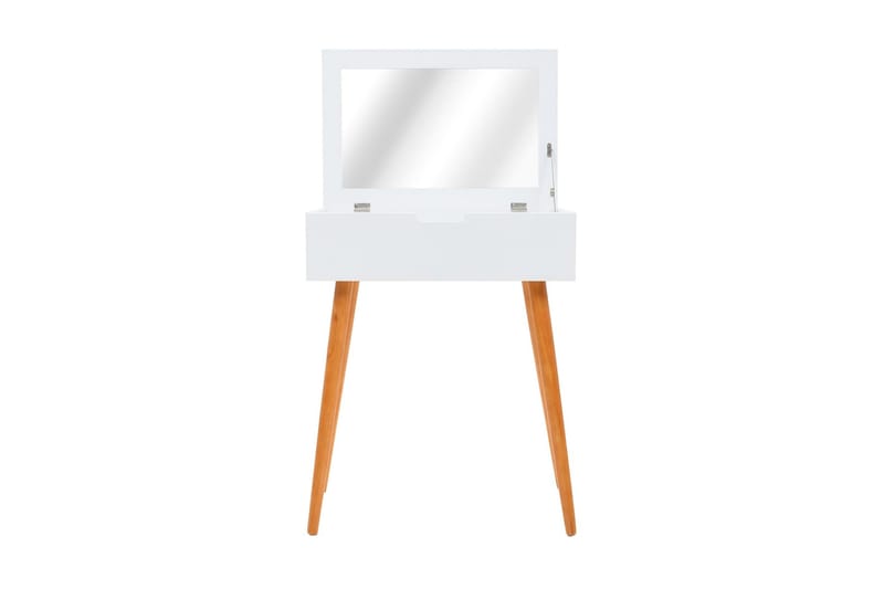 Sminkbord med spegel MDF 60x40x75 cm - Vit - Bord - Sminkbord