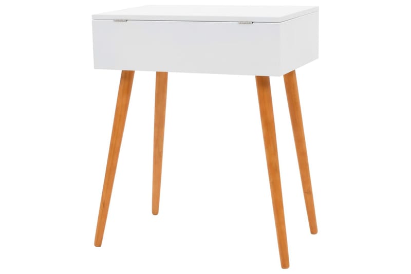 Sminkbord med spegel MDF 60x40x75 cm - Vit - Möbler - Bord - Sminkbord